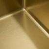 Pure.Sink Comfort PVD Gold Sink 50x40 cm, 10 mm radius, undermount, flush-mount, and top-mount PCM5040-60